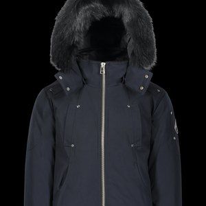 Boys / Girls Navy Blue Moose Knuckles Jacket